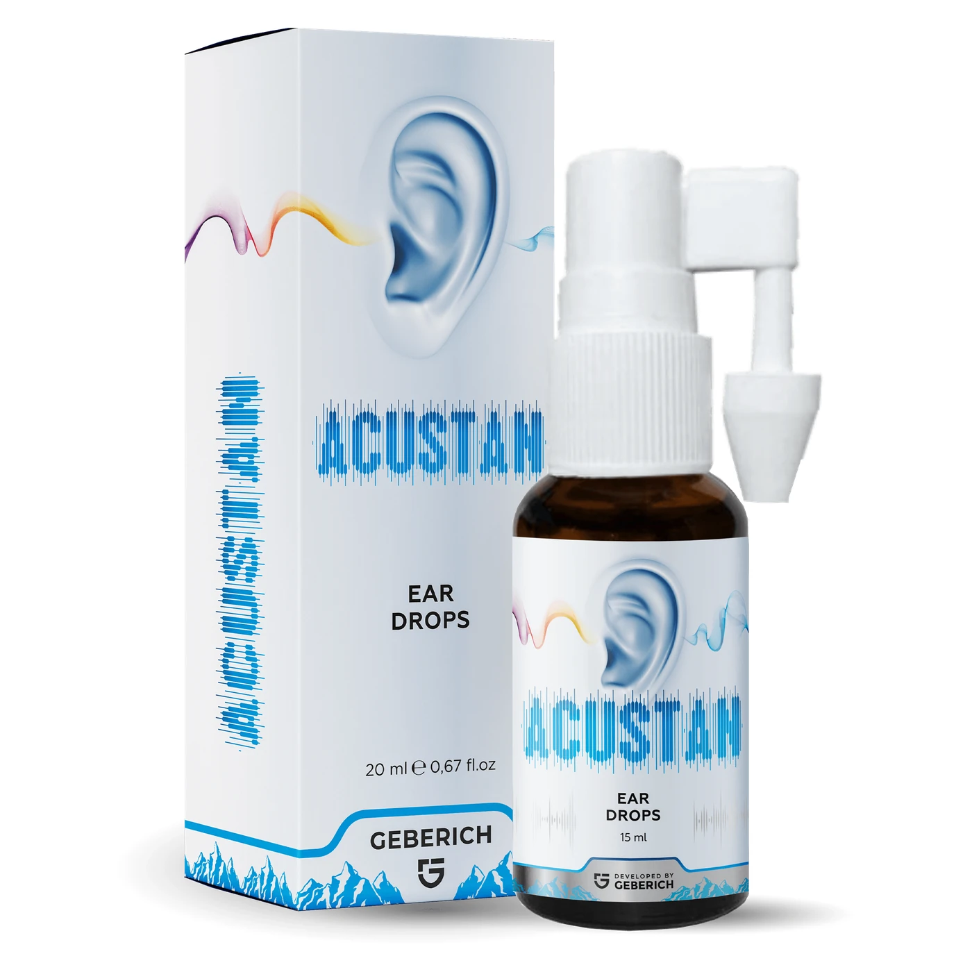Acustan — Gocce auricolari con contagocce