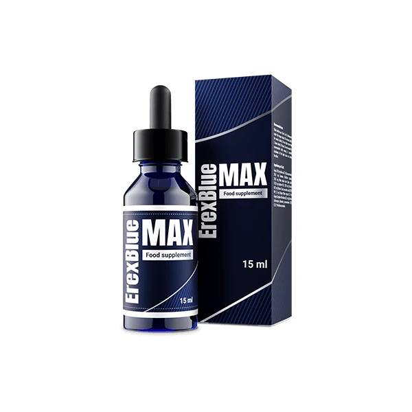 ErexBlue Max — Gocce con contagocce, 15 ml