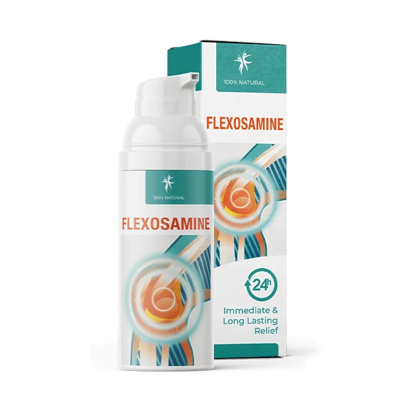 Flexosamine — Gel da massaggio in flacone con dosatore
